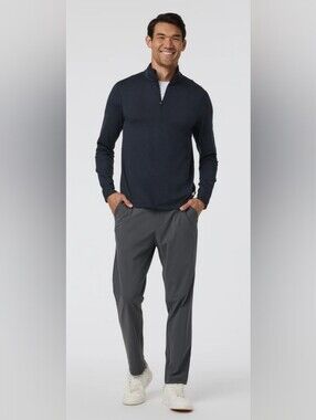 Vuori Ponto Half Zip Mock Neck Size XXL